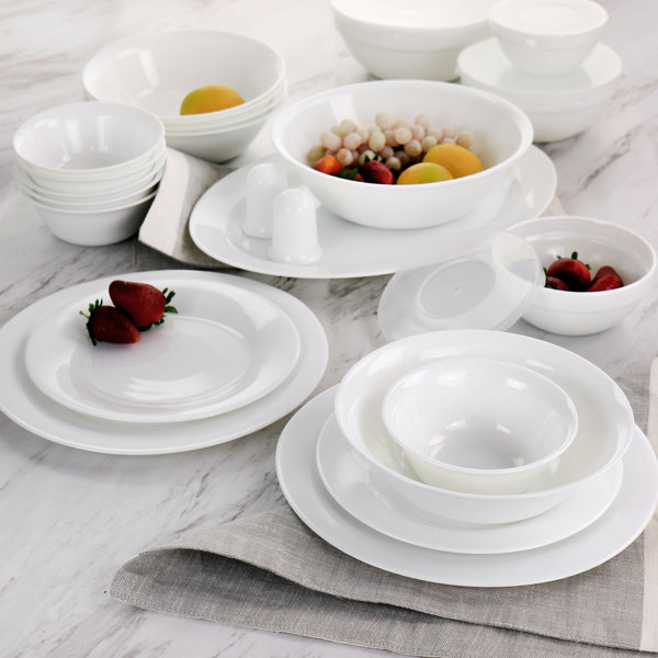Gibson Home Glass Dinnerware Set Service for 6 Wayfair